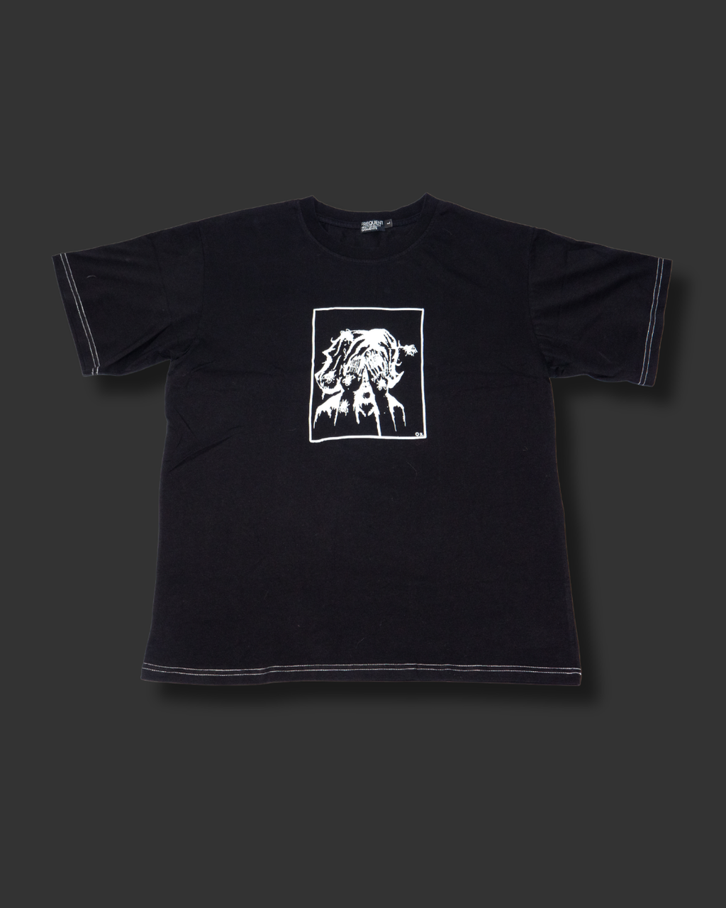 oz tee - black/contrast