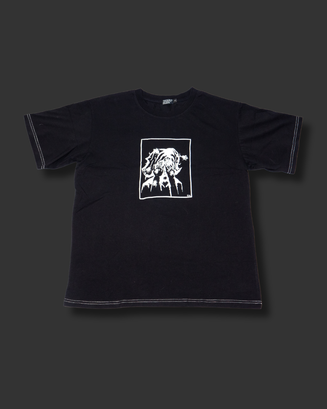 oz tee - black/contrast